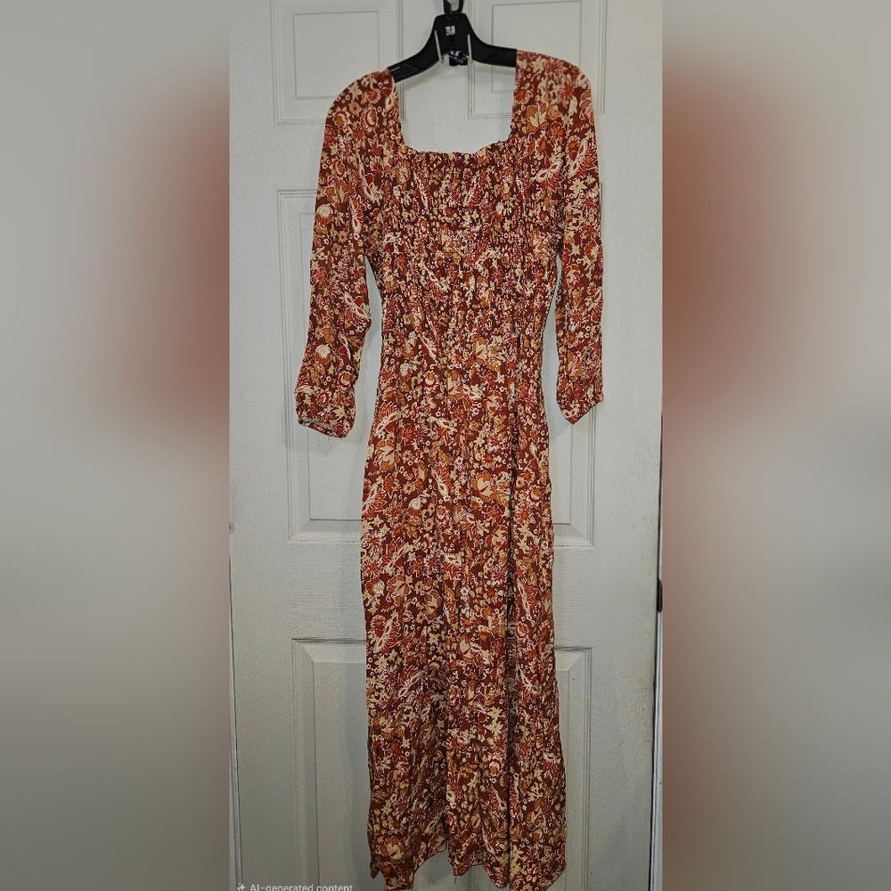 Floral Long Sleeve Dress